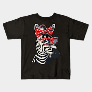 Zebra UngulateUnderstanding Kids T-Shirt